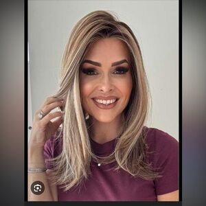 Lux Belle Tress Fontaine in Shaken Oatmilk Blonde R, BNWT